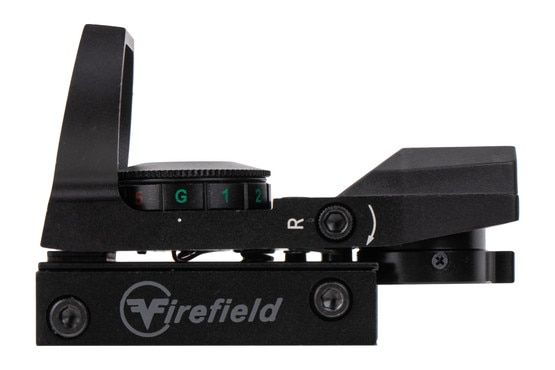 Firefield Multi reflex sight with red or green illumination and 4 reticles